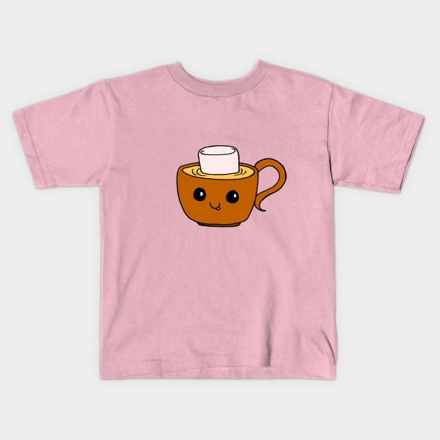 Cup O' Coffee Kids T-Shirt by Shweta.Designs